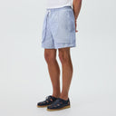 Kith Textured Microstripe Fowler Short - Marina - Unmatched Kicks-KITH