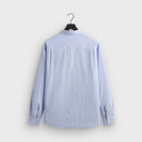 Kith Textured Microstripe Ian Popover Shirt - Marina - Unmatched Kicks-KITH