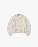 Knitted Polo - Aged White - Unmatched Kicks - REPRESENT