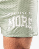 LDB More Mesh Short 6" - Sage - Unmatched Kicks - Alphalete