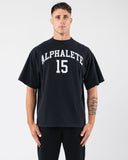 League Box Tee - Black - Unmatched Kicks - Alphalete