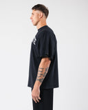 League Box Tee - Black - Unmatched Kicks - Alphalete