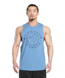 Legacy Drop Arm Tank slim fit Classic Blue - Unmatched Kicks - GYMSHARK