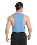 Legacy Drop Arm Tank slim fit Classic Blue - Unmatched Kicks - GYMSHARK