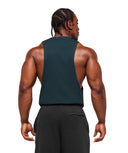 Legacy Drop Arm Tank slim fit Deep Petrol Blue - Unmatched Kicks - GYMSHARK