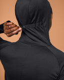 Climate Zip Hoodie Black