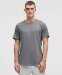 License to Train Short - Sleeve Shirt Solar Grey - Unmatched Kicks - LULULEMON