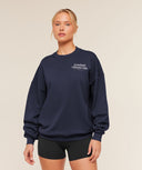Lifestyle Club Graphic Sweatshirt Heavy Blue - Unmatched Kicks - GYMSHARK