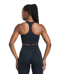 Lift Seamless Shelf Midi Tank Midnight Blue/Black Marl - Unmatched Kicks - GYMSHARK