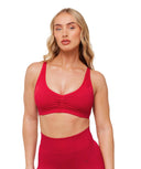 Lift Seamless Sports Bra light support Carmine Red - Unmatched Kicks - GYMSHARK