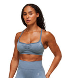 Lift Seamless Sports Bra Worn Blue/Peri Blue Marl - Unmatched Kicks - GYMSHARK