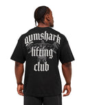 Lifting Club T-Shirt extreme oversized fit Black/Pebble Grey - Unmatched Kicks - GYMSHARK