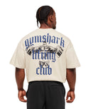 Lifting Club T-Shirt extreme oversized fit Oat White/Compound Blue - Unmatched Kicks - GYMSHARK