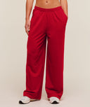 Lifting Dipped Waistband Pants regular Carmine Red - Unmatched Kicks-GYMSHARK