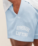 Lifting Mesh 5" Shorts regular Chilled Blue - Unmatched Kicks - GYMSHARK
