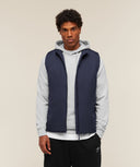Lightweight Gilet slim fit Heavy Blue - Unmatched Kicks-GYMSHARK
