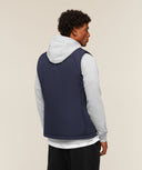 Lightweight Gilet slim fit Heavy Blue - Unmatched Kicks-GYMSHARK