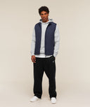 Lightweight Gilet slim fit Heavy Blue - Unmatched Kicks-GYMSHARK