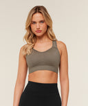 Lightweight High Support Sports Bra Camo Brown - Unmatched Kicks - Womens>Apparel>Sports Bras>v_neck