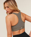 Lightweight High Support Sports Bra Camo Brown - Unmatched Kicks - Womens>Apparel>Sports Bras>v_neck