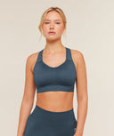 Lightweight High Support Sports Bra GS Stealth Blue - Unmatched Kicks - GYMSHARK