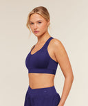 Lightweight High Support Sports Bra Indigo Purple - Unmatched Kicks - GYMSHARK