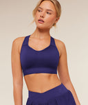 Lightweight High Support Sports Bra Indigo Purple - Unmatched Kicks - GYMSHARK
