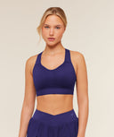 Lightweight High Support Sports Bra Indigo Purple - Unmatched Kicks - GYMSHARK