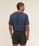 Lightweight Seamless T-Shirt regular fit Heavy Blue/Marl - Unmatched Kicks - GYMSHARK