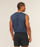 Lightweight Seamless Tank regular Heavy Blue/Marl - Unmatched Kicks - GYMSHARK