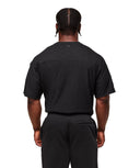 Lightweight Slub Textured T-Shirt oversized fit Black - Unmatched Kicks - GYMSHARK