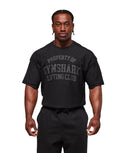 Lightweight Slub Textured T-Shirt oversized fit Black - Unmatched Kicks - GYMSHARK