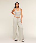 Lightweight Wide Leg Pant Tall Pebble Grey - Unmatched Kicks - GYMSHARK