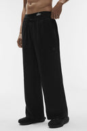Linen Days Straight Leg Pant Black - Unmatched Kicks-ALO