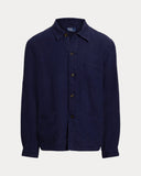 Linen Utility Jacket Newport Navy - Unmatched Kicks-ralph lauren