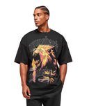 Lion Graphic T-Shirt extreme oversized fit - Unmatched Kicks - GYMSHARK