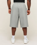 Longline Pumper Shorts oversized fit Smokey Grey - Unmatched Kicks-GYMSHARK
