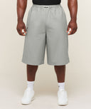 Longline Pumper Shorts oversized fit Smokey Grey - Unmatched Kicks-GYMSHARK