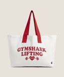Love Lifting Graphic Tote Bag Oat White - Unmatched Kicks - Gymshark Accessories