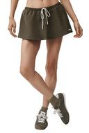 Low - Rise Fan Favorite Micro Skirt - Olive Tree - Unmatched Kicks - ALO