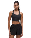 lululemon Energy Longline Bra Medium Support Black - Unmatched Kicks - LULULEMON