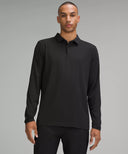 LULULEMON Evolution Long - Sleeve Polo Shirt Black - Unmatched Kicks - LULULEMON