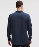 LULULEMON Evolution Long - Sleeve Polo Shirt Club Blue - Unmatched Kicks - LULULEMON