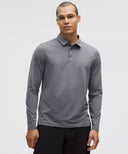 LULULEMON Evolution Long - Sleeve Polo Shirt Solar Grey - Unmatched Kicks - LULULEMON