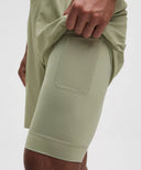 LULULEMON License to Train Lined Short 7" Updated Fog Green - Unmatched Kicks - LULULEMON