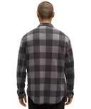 LULULEMON Soft Knit Overshirt Check Plaid Black Heathered Graphite Grey - Unmatched Kicks - LULULEMON