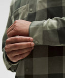 LULULEMON Soft Knit Overshirt Check Plaid Oak Moss Gator Green - Unmatched Kicks - LULULEMON