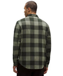 LULULEMON Soft Knit Overshirt Check Plaid Oak Moss Gator Green - Unmatched Kicks - LULULEMON
