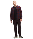 LULULEMON Soft Knit Overshirt Check Plaid Rockwood Atmospheric Purple - Unmatched Kicks - LULULEMON
