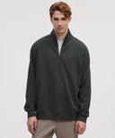 LULULEMON Steady State Half Zip Rainforest Green - Unmatched Kicks - LULULEMON